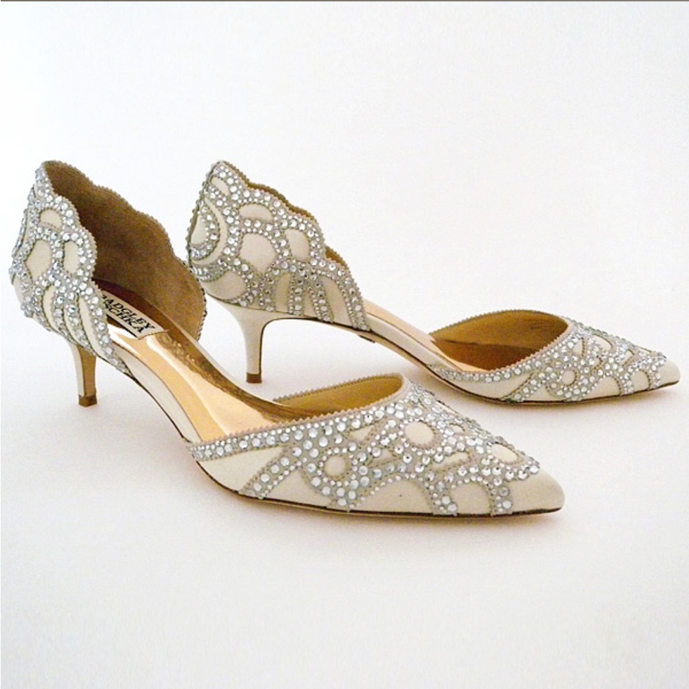 Badgley Mischka Ginny Heels in Ivory - 9.5